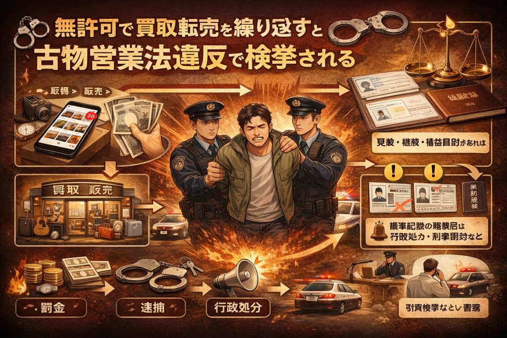 古物営業法違反の厳罰ガイド