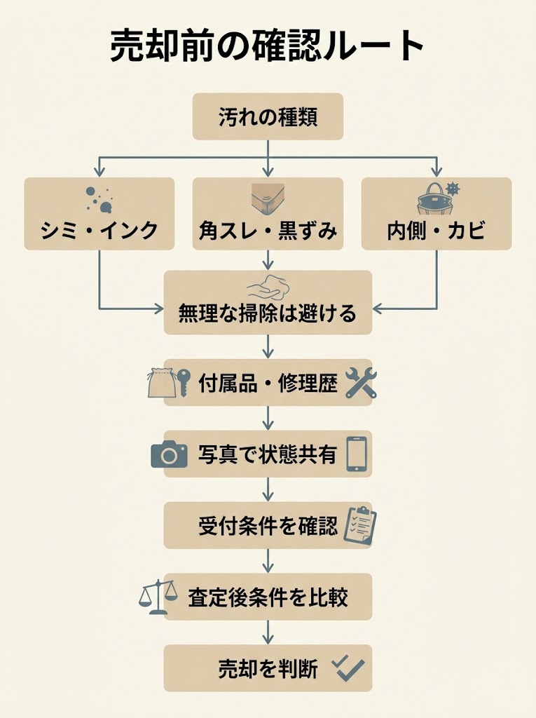 売却前の確認ルート